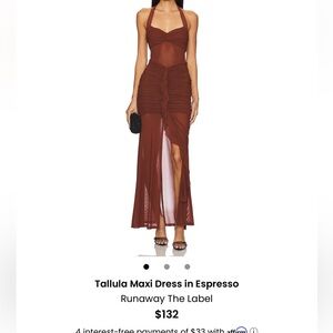 Runaway The Label Espresso Maxi Dress